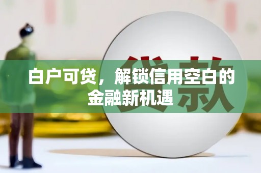 袁州白户可贷，解锁信用空白的金融新机遇