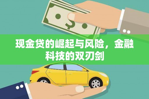 袁州现金贷的崛起与风险，金融科技的双刃剑